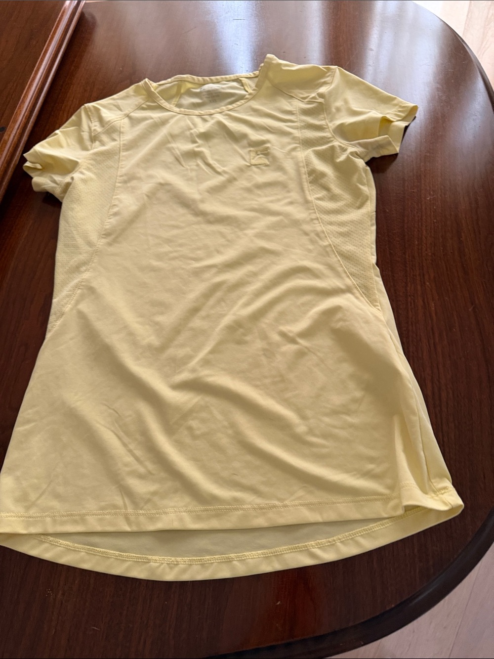 Equestrian Women’s Short Sleeve Athletic Tee - Light Yellow butter